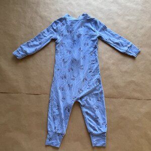 Hanna Andersson Easter Ryder The Bunny On Blue Baby 2-Way Zip Sleeper HannaSoft